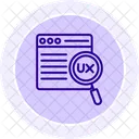 User-Experience-Forschung  Symbol