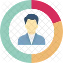 Leistung Analyse Kreisdiagramm Symbol