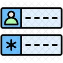 Benutzername Anmeldung Konto Symbol