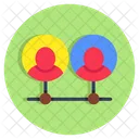 Benutzernetzwerk Kandidatennetzwerk Personennetzwerk Symbol