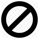 Block Stopp Benutzeroberflache Symbol