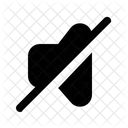 Lautsprecher Stumm Stumm Symbol