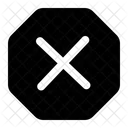 Stopp Block Benutzeroberflache Symbol