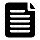 Teks Datei Benutzeroberflache Symbol