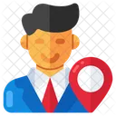 Personenstandort Benutzerstandort Richtung Symbol