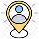 Benutzer Internet Locator Icon