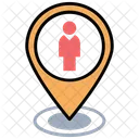 Benutzer Internet Locator Icon