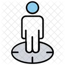 Benutzer Internet Locator Icon