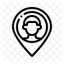 Benutzerstandort  Symbol