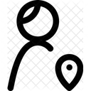Benutzerstandort  Symbol