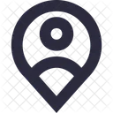 Karte Lage Genau Symbol