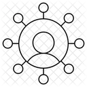 Benutzerverbindung  Symbol