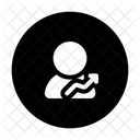 Benutzerwachstum Benutzerzunahme Publikumswachstum Symbol