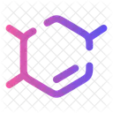 Benzene Ring Education Science Icon