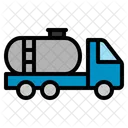 Benzin LKW Transport Transport Fahrzeug Heizol Symbol