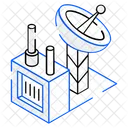 Raumstation Observatorium Beobachtungsposten Symbol