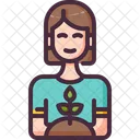 Pflanzen Frau Pflanze Icon