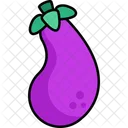 Icono Plano De Ilustracion De Frutas De Scout Con Contorno Coloreado Icono