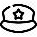 Police Line Art Icon