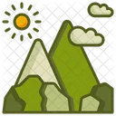 Berg Natur Baum Icon