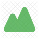 Berg Hohe Landschaft Symbol