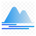 Berg Landschaft Panorama Icon