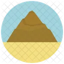 Berg Pyramide Sand Symbol