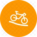 Berg Radfahren Zyklus Symbol