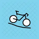 Berg Radfahren Zyklus Icon