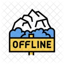 Offline Berg Reisen Symbol