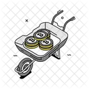 Bergbau Kryptowahrung Bitcoin Symbol