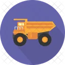 Bergbau LKW Schifffahrt Symbol