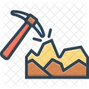 Bergbau Ausrustung Pause Symbol