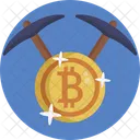 Bitcoin Mining Kryptowahrung Symbol