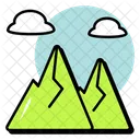 Berge Landschaft Reisen Symbol