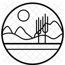 Bergregion  Symbol