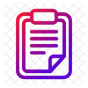 Bericht Umfrage Plan Symbol