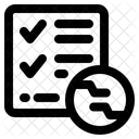 Bericht Zusammenfassung Dokument Symbol