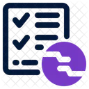 Bericht Zusammenfassung Dokument Symbol