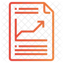 Berichtspfeil Geschaftsdatei Datei Symbol