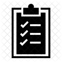 Bericht Checkliste Zwischenablage Icon