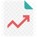 Diagrammbericht Online Diagramm Diagrammbildschirm Symbol