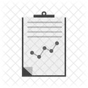 Berichte Diagramm Papier Symbol