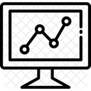 Berichterstattung Diagramm Wachstumsdiagramm Icon