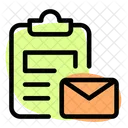 Datennachricht Melden Nachricht Melden Mail Symbol