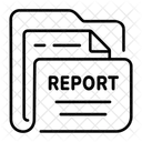 Berichtsmappe Datei Papier Symbol