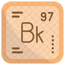 Berkelium Chemistry Periodic Table Icon