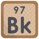 Berkelium Periodic Table Chemists Icon
