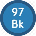 Berkelium Periodic Table Chemistry Icon