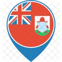 Bermuda Flag World Icon
